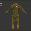 Green Military Style Jumpsuit with Multiple Embroidered Patches and Badges Design