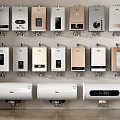 Display Of Various Types Of Water Heaters In Domestic Electric Appliances