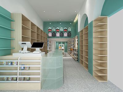 Modern Stationery Store model