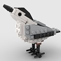 LEGO toy building blocks birds animals 3d model