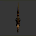 Detailed Spinosaurus Dinosaur Model With Sail Back Open Mouth Sharp Teeth And Brown Orange Coloration