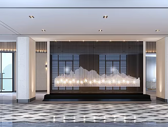 Hall 3d model