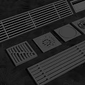 Stainless Steel Floor Drain Grates With Various Designs For Bathroom Kitchen