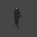 M4 carbine and scope 3d model