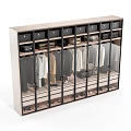 Modern Wardrobe Interior Design With Hanging Clothes Drawers And Shoe Storage