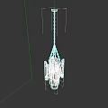 Classic Gold Metal Chandelier With Glass Shades And Chain Hanging Design
