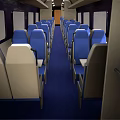 Modern Purple Pink Passenger Train With Stylish Windows And Exterior Design