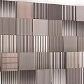 Modern Textured Wall Panels With Mixed Color Patterns For Interior Decor