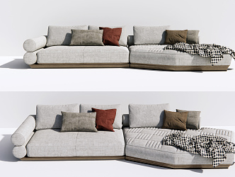 Modern Multiplayer Sofa 3d model