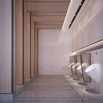 Modern Toilet Public Toilet 3d model