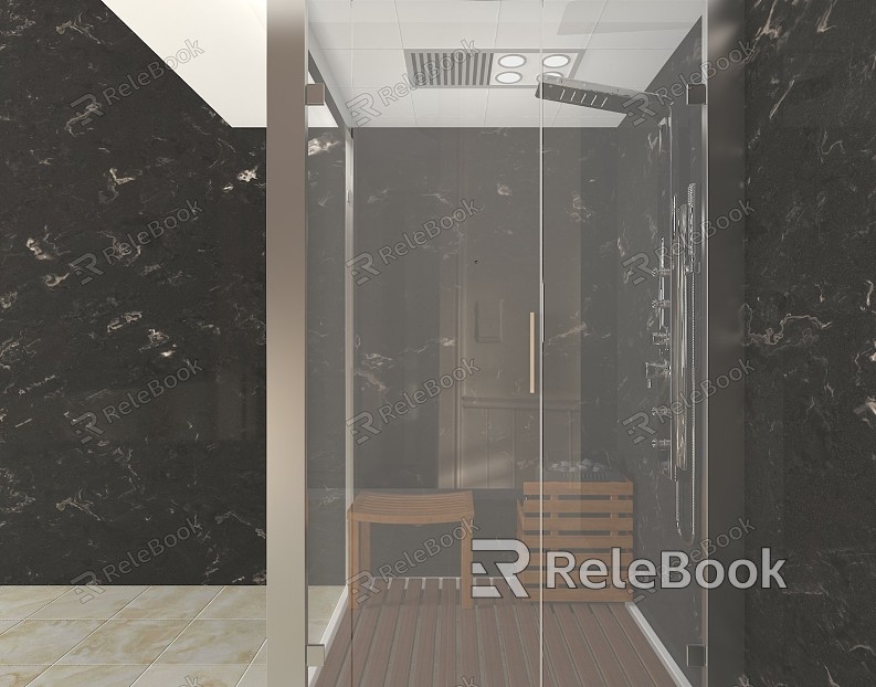 Modern Sauna Room Sauna Shower Room model