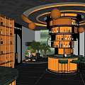 Music Bar Modern Bar 3d model