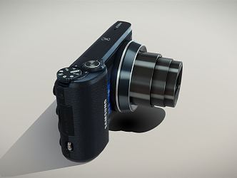 Modern Camera Samsung Compact Digital Camera 3d model