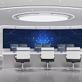 Modern Command Room 3d model