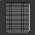 Double Size Mattress With Quilted Surface And Elegant Border Design For Comfortable Sleep