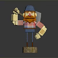 Toy Pixel Figure Toy Next Generation Item 3 Print 3d model