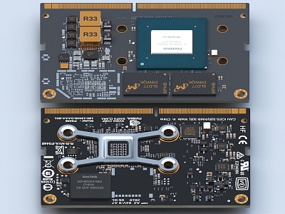 Circuit board electronic components PCB board motherboard technology industrial chip circuit board 3d model