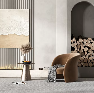 Modern single sofa 3d model