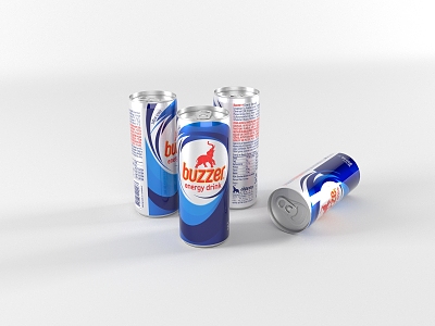 Modern Beverage Functional Beverage 3d model