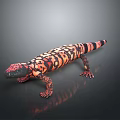 Lizard Anime Lizard Cartoon Lizard Reptile Cold Blooded Animal Reptile 3d model