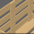 Wooden Storage Box For Household Use With Natural Wood Material And Practical Design