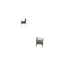 Modern Leisure Chair Designs With Beige Black Cushions And Wooden Metal Frames