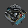 Mopal performance 340 V8 LA engine 3d model