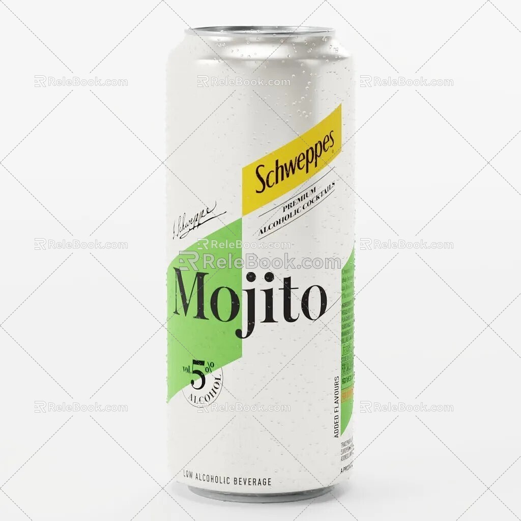 Beverage cans 3d model