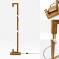 Solid Wood Creative Floor Lamp Rectangular Solid Wood Floor Lamp Art Floor Lamp Wood Floor Lamp Nordic Floor Lamp Corner Floor Lamp 1 3d model
