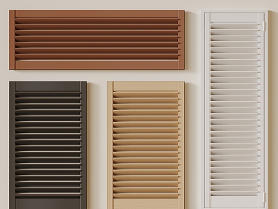 Modern window blinds model