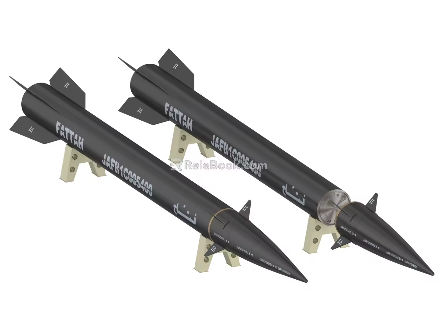missile conqueror missile hypersonic missile ballistic missile 3d model