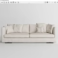 Double sofa 3d model