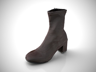 Modern Boots Ankle Boots 3d model