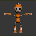 Modern Robot Assistant Small Robot Butler 3d model