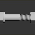 Screw Nut Pan Head Screw Round Head Screw Cylindrical Head Screw Countersunk Head Screw Flat Head Screw 3d model