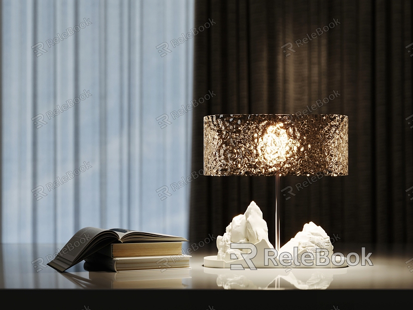 Light Luxury Table Lamp Glass Table Lamp Italian Style Table Lamp Study Table Lamp model