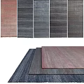 Square Rugs In Various Colors With Modern Woven Texture For Home Decor