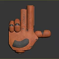 Science Fiction Gloves High-tech Gloves Mechanical Gloves Manipulator Machine Hand Machine Gloves Mecha Gloves 3d model