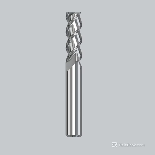 Premium Metal Drill Bit Hardware Tool Featuring Spiral Design For Precise Drilling Work 3d model 