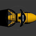 Yellow And Black Water Jet Propulsion Device For Recreational Use