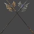 Medieval Dark Fantasy Weapons 3d model