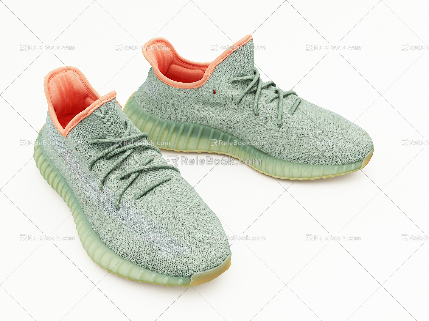 Modern sneaker 3d model