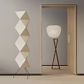 Modern floor lamp 3d model