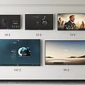 Wall Mounted TVs With Different Sizes Including 60 65 70 98 And 102 Inch Screens