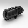Black Industrial Pump Unit With Electric Motor And Compact Design For Industrial Applications
