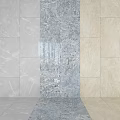 Modern Ceramic Wall Tiles With Various Colors And Textures For Interior Design 3d model