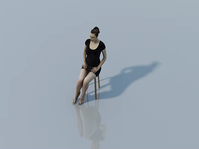 Animal character sketch 3d model