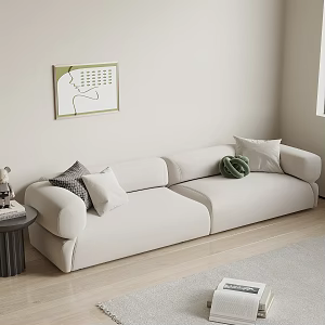 Modern double sofa 3d model