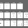 Switch socket panel 3d model