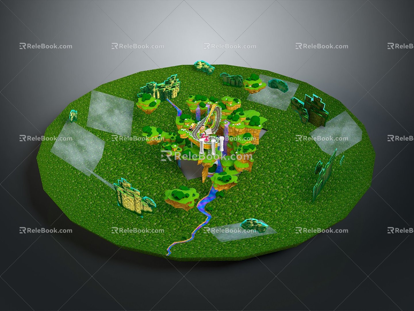 Game Environment Game Scene Fairy Tale Scene Fairy Tale Magic Scene Magic Item Fantasy Scene 3d model